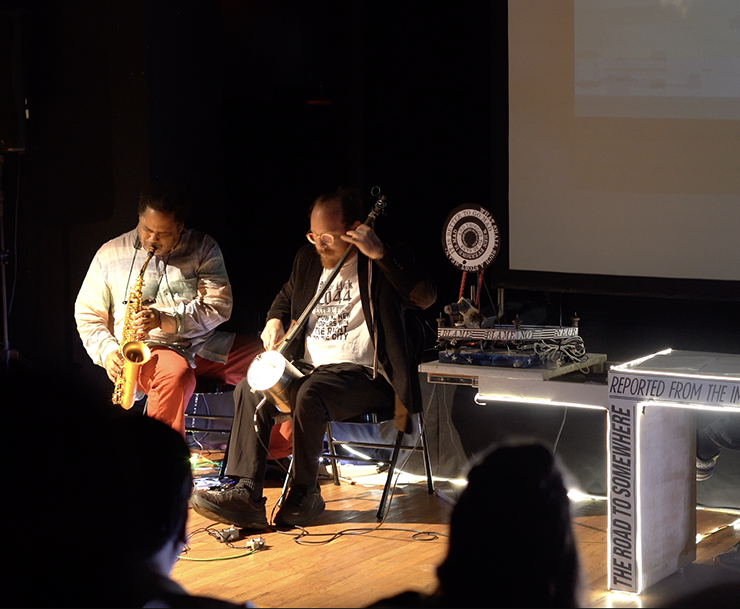 Set to a Sonic Futurescape by: Rabbistravinski — Experimental Cello // Nahal — Saxophone