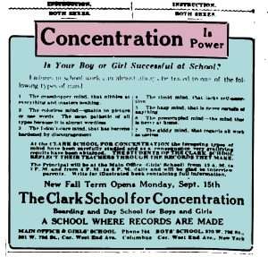 Concentration is power - AD (NY2044)